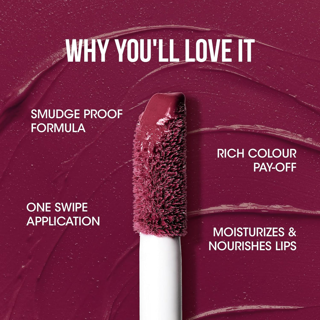 Og Beauty Vintage Wine Moisture Lock Liquid Lipstick (4.5 Ml  1 Pc)